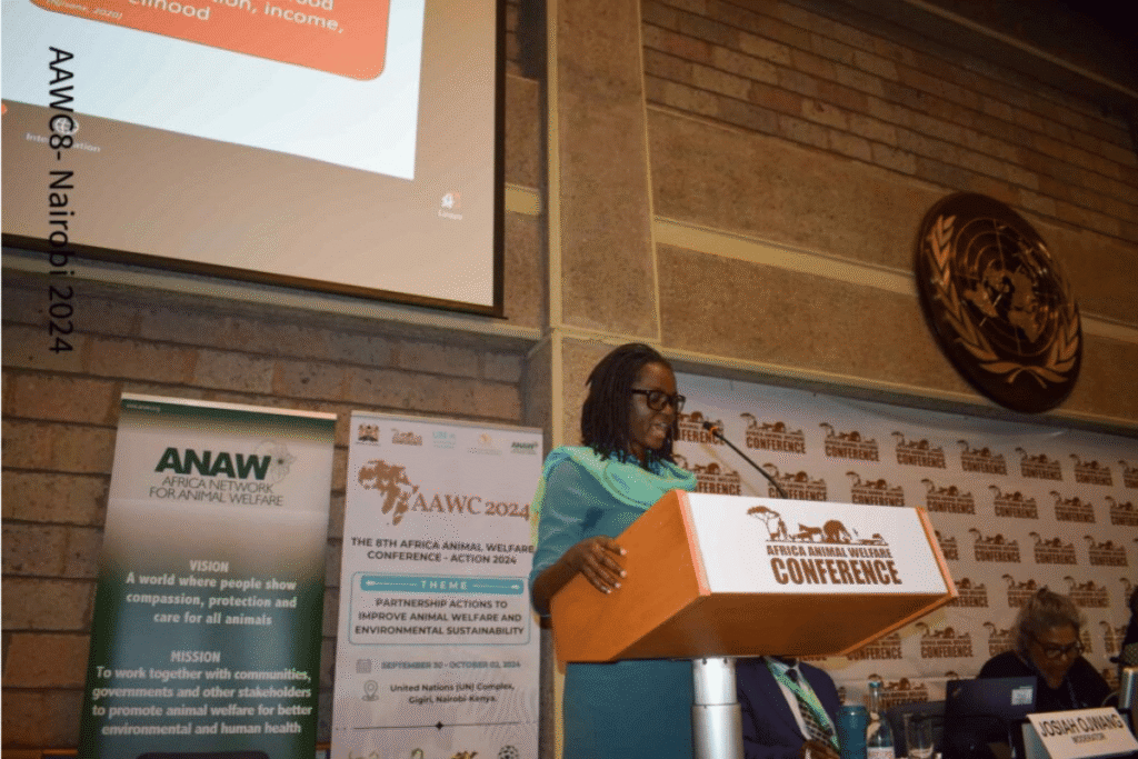 Dr Kiki presenting at aawc