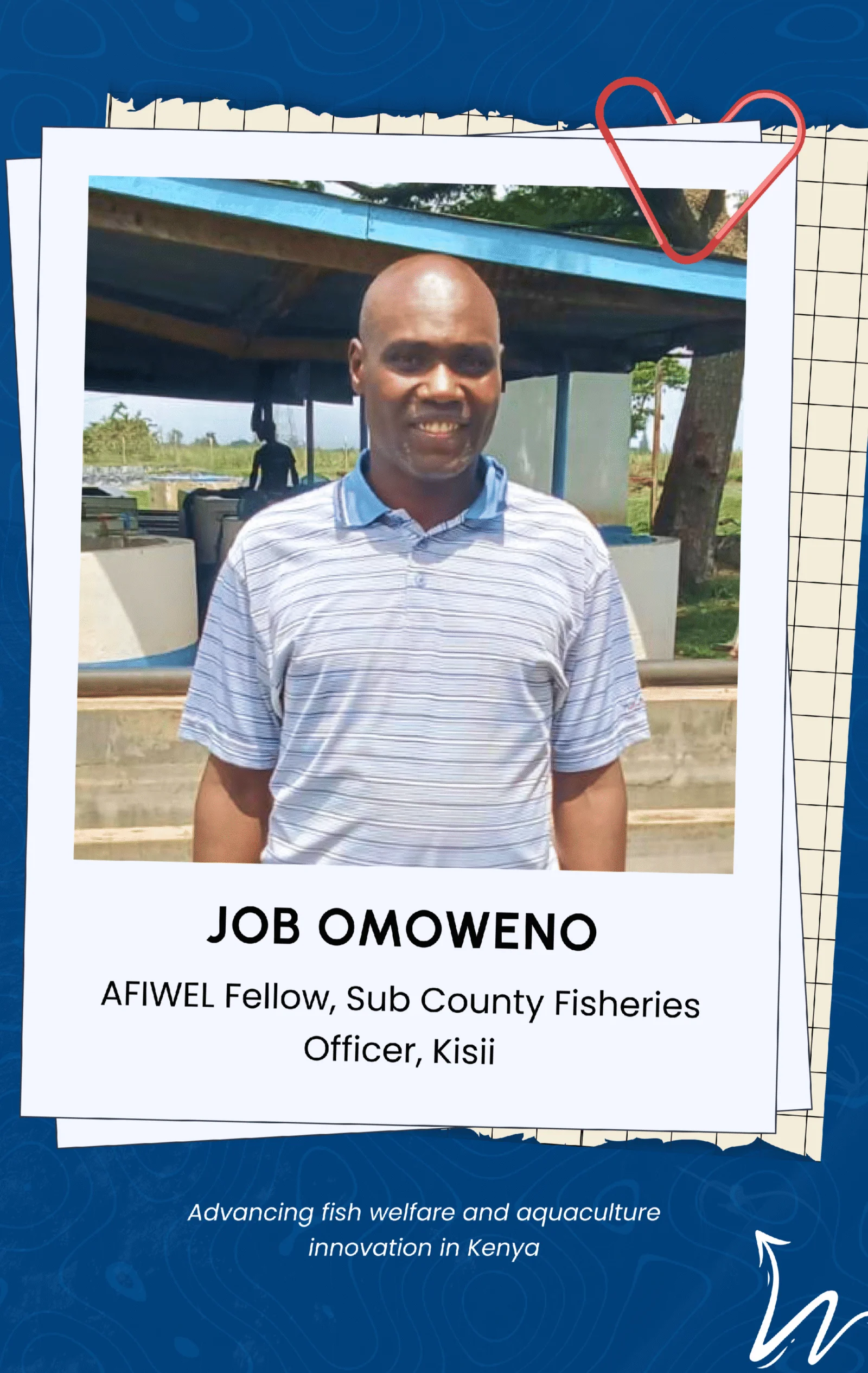 Promoting Fish Welfare and Building Capacity in Kenyan Aquaculture: Spotlight on AFIWEL Fellow Job Omweno