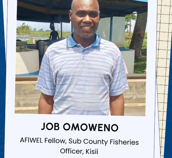 Promoting Fish Welfare and Building Capacity in Kenyan Aquaculture: Spotlight on AFIWEL Fellow Job Omweno